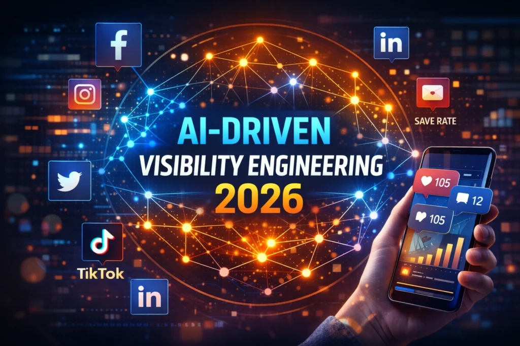 The 2026 Social Media Shift: From Reach Metrics to AI-Driven Visibility Engineering