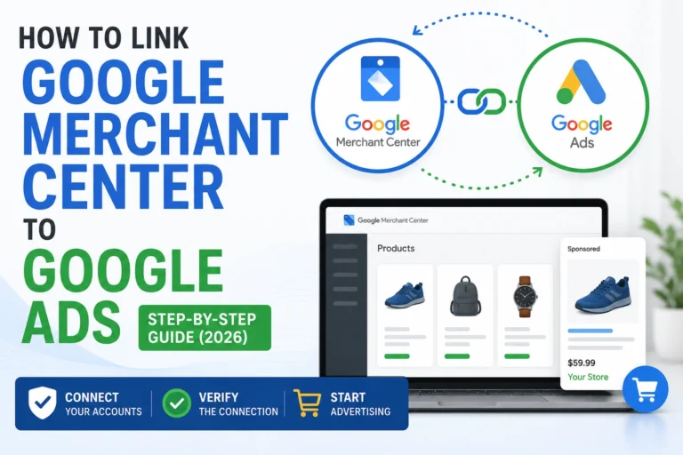 How to Link Google Merchant Center to Google Ads (2026 Step-by-Step Guide)