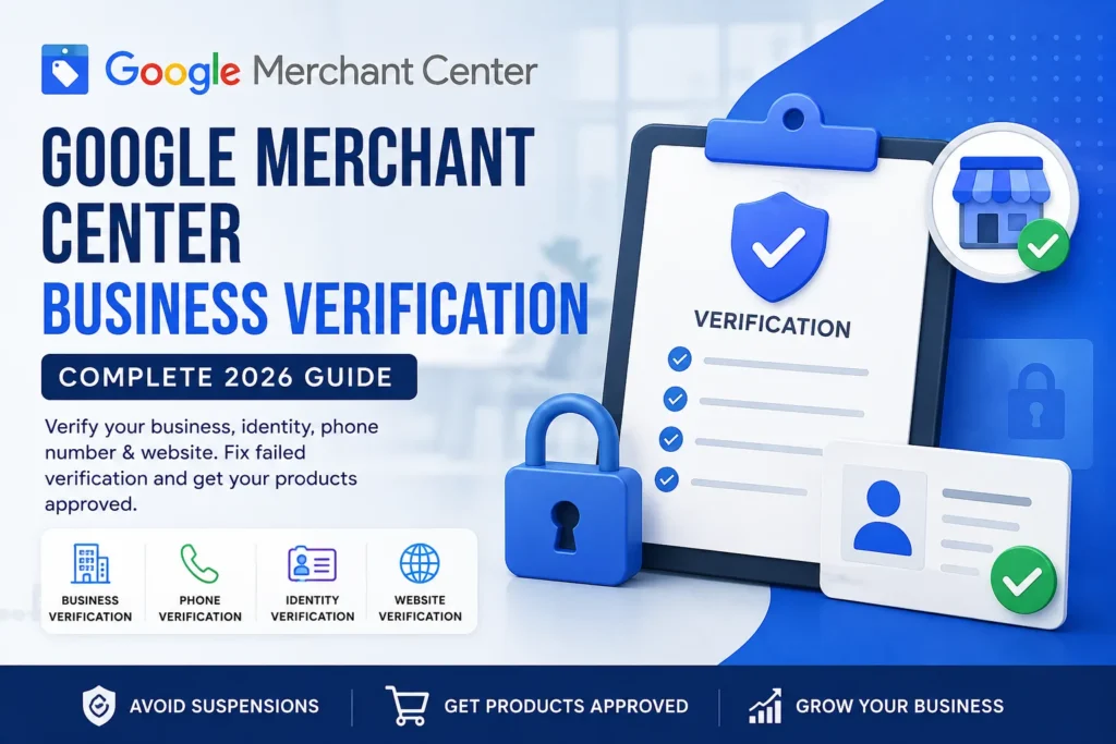 Google Merchant Center Business Verification Complete 2026 Guide